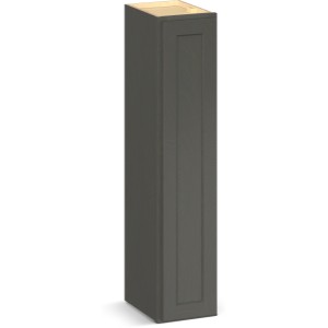 RELIABILT Parkstone II Wall Cabinet, Slate Stained, 9" W, 1 Door, Fully Assembled - 641450 | Lowe's Pro Supply